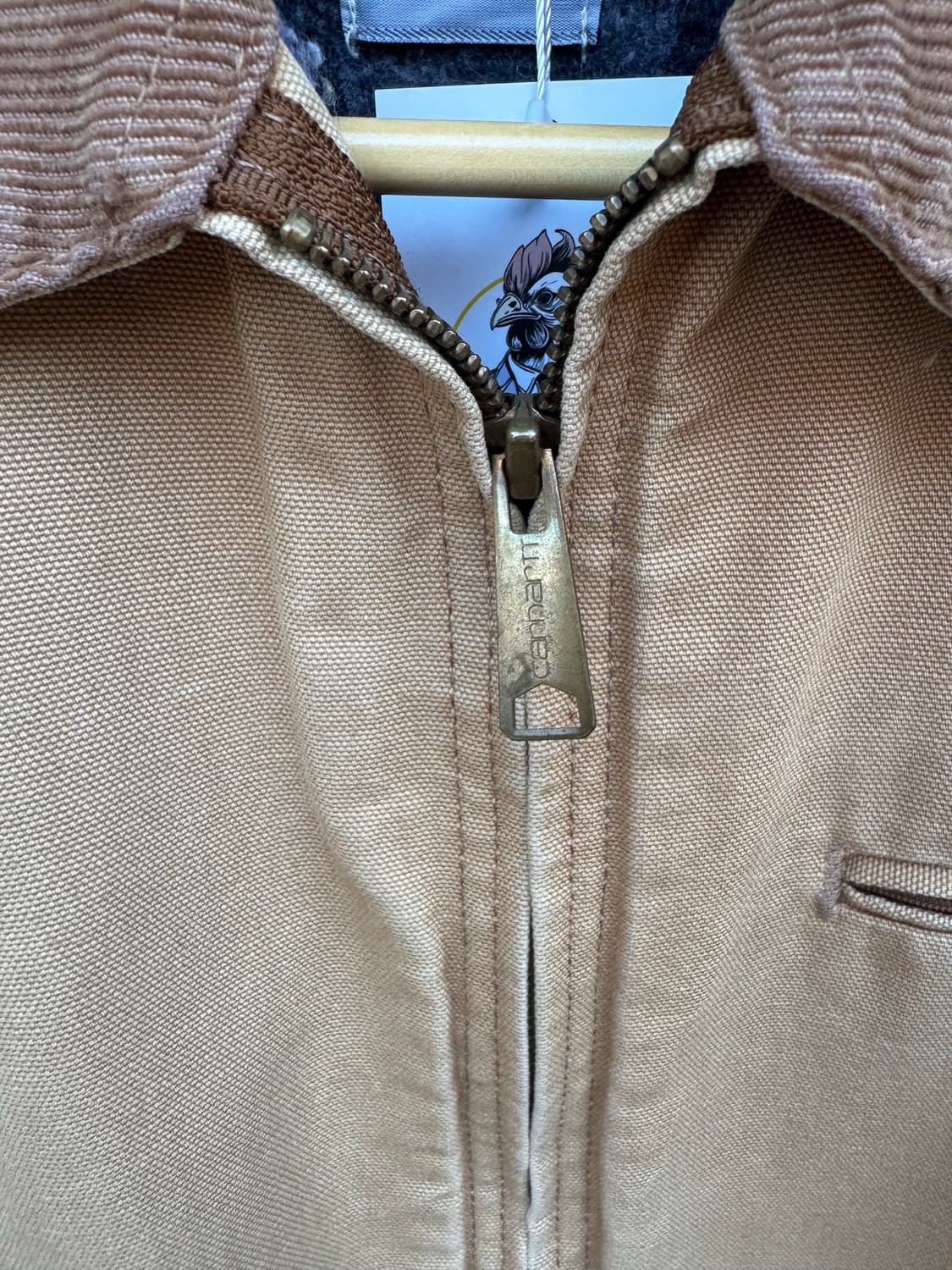 90s 칼하트 j01 브라운 빈티지 디트로이트 자켓  상품이미지4