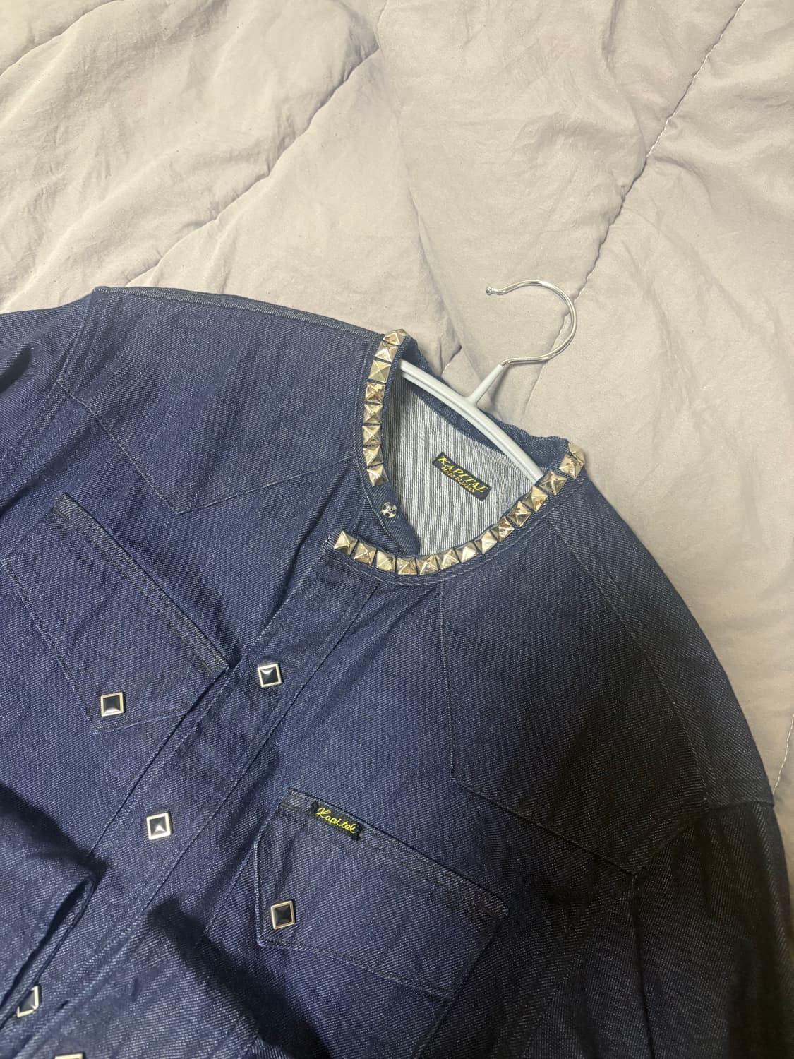 캐피탈 8온즈 데님 스터드 웨스턴 셔츠 3사이즈 상품이미지4