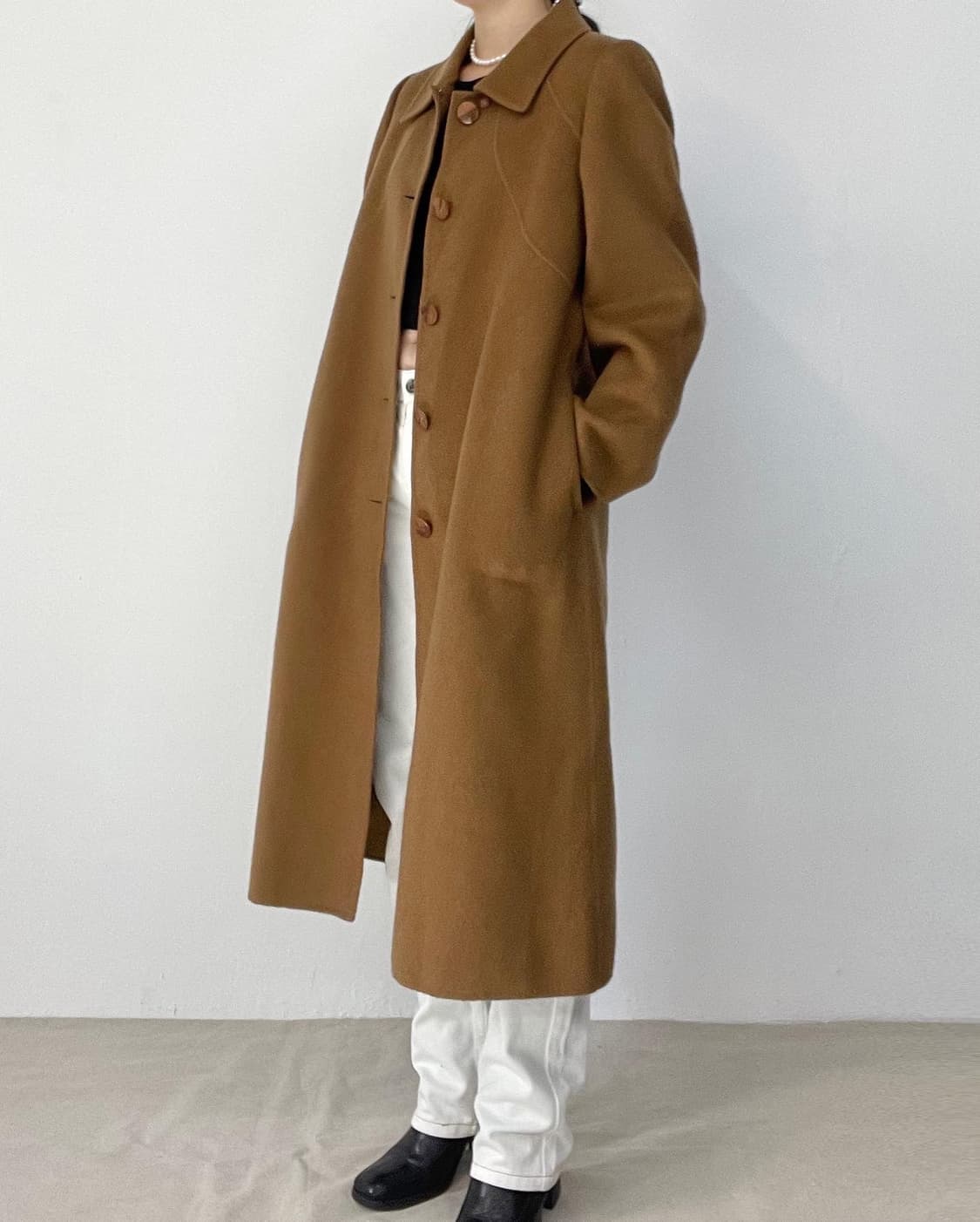 빈티지 캐시미어 코트 상품이미지3