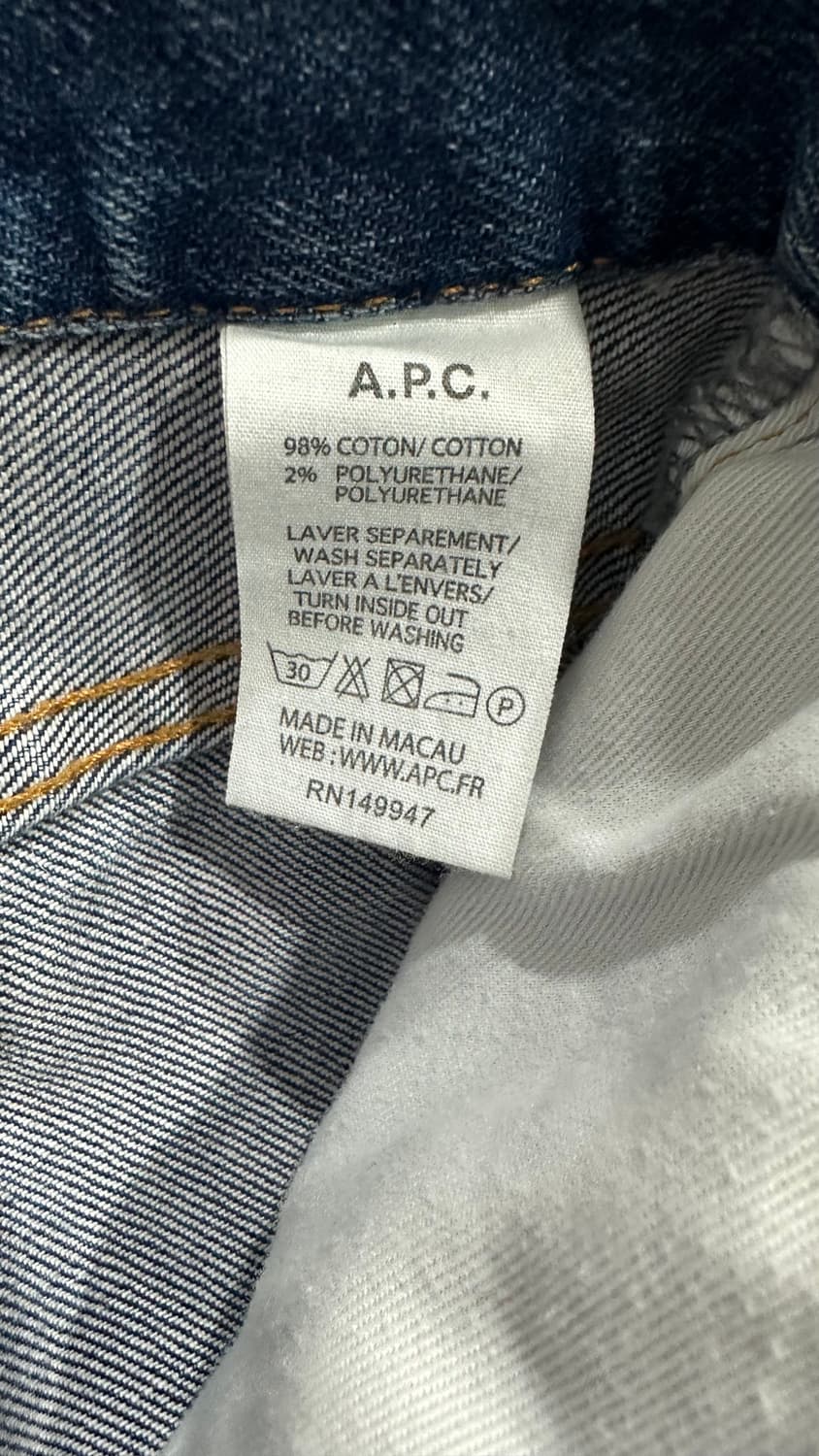 A.P.C. 쁘띠 뉴스탠다드 데님 30 정품 상품이미지5