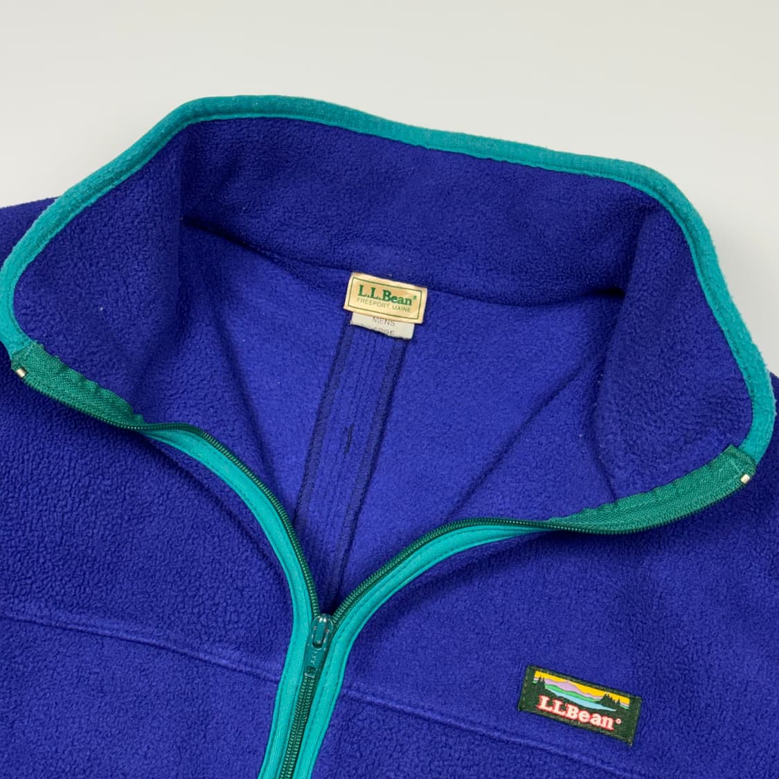 (105) 80s 엘엘빈 플리스 자켓 블루 상품이미지6