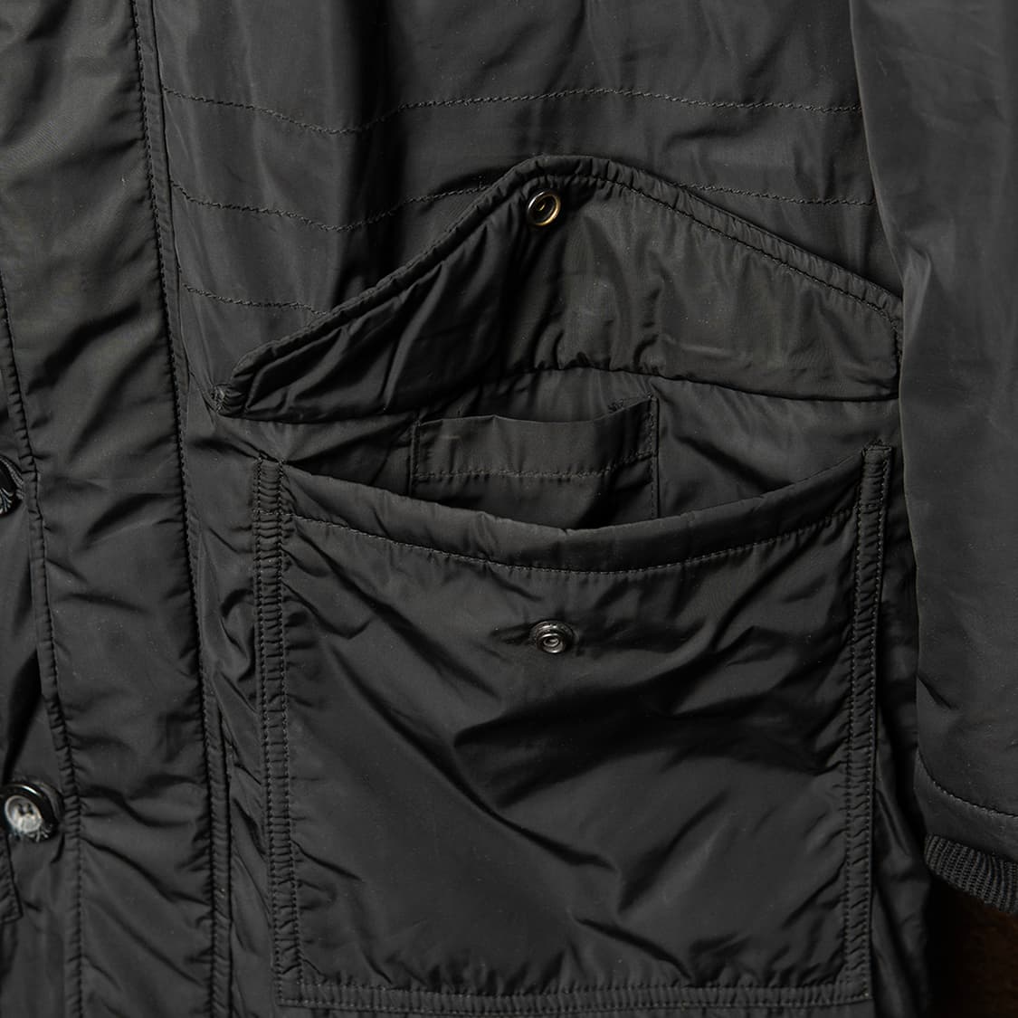 [105] 00s 디젤 패디드 밀리터리 파카 블랙  상품이미지4