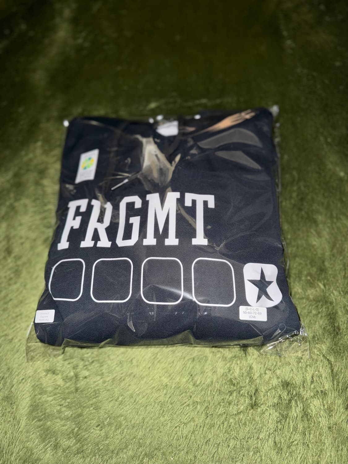 [XL] 컨버스 X 프라그먼트 디자인 콜라보 컷오프 후디 네이비 상품이미지9