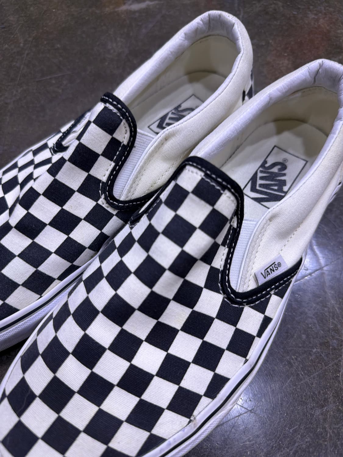 반스 체커보드 슬립온 스니커즈 265 상품이미지4
