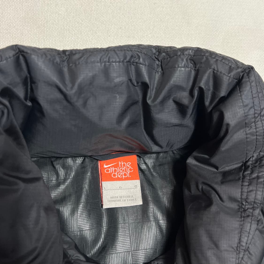 L 나이키 여성용 블랙 다운 패딩 점퍼 상품이미지4