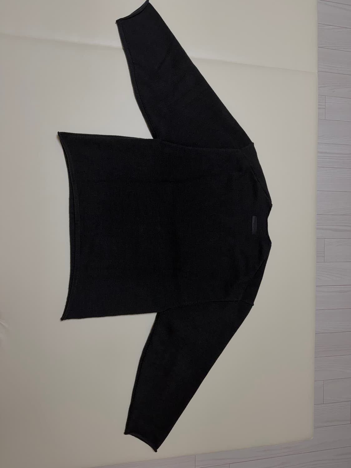 피어오브갓 에센셜 1977 로우 엣지 스웨터 아이언 L  상품이미지5