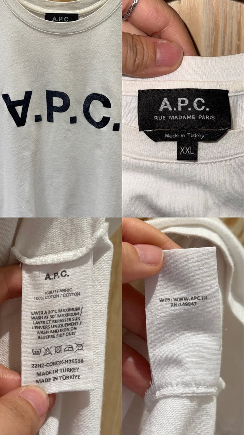 아페쎄 VPC 로고 반팔 티셔츠 상품이미지10