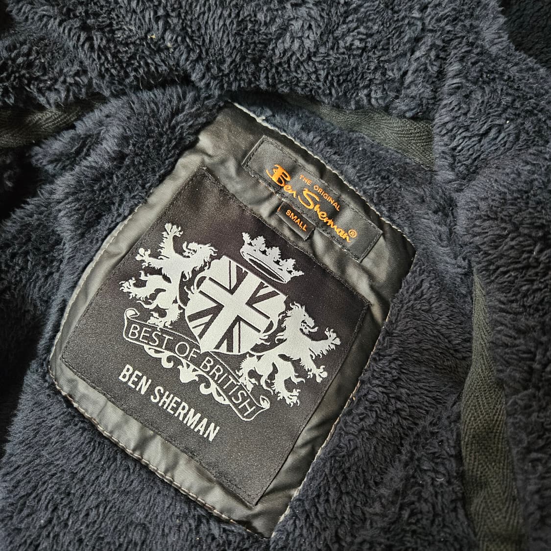 벤셔먼 00's 나일론 왁싱 바이커 후드 숏 자켓 상품이미지9