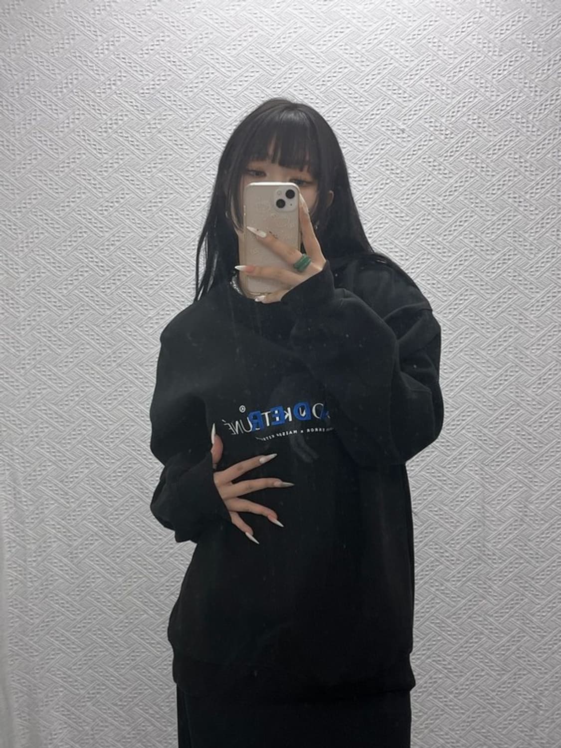 메종 키츠네X아더에러 점프폭스 캐주얼 시크 맨투맨 3 C09394 상품이미지2