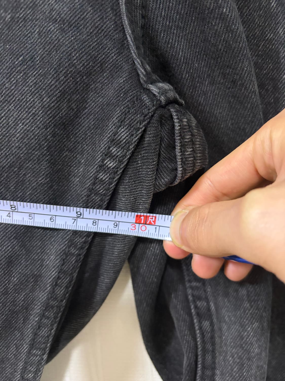 Cavish Design Seller 흑청 와이드 데님 M 상품이미지6