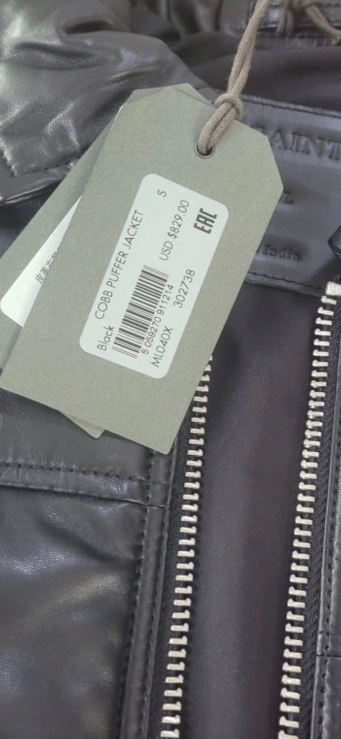 All saints cobb leather puffer 점퍼 상품이미지7