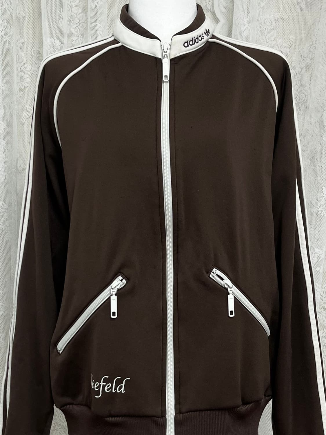 100)아디다스 00s 초코브라운 대장 져지 시펠드 트랙탑 상품이미지3