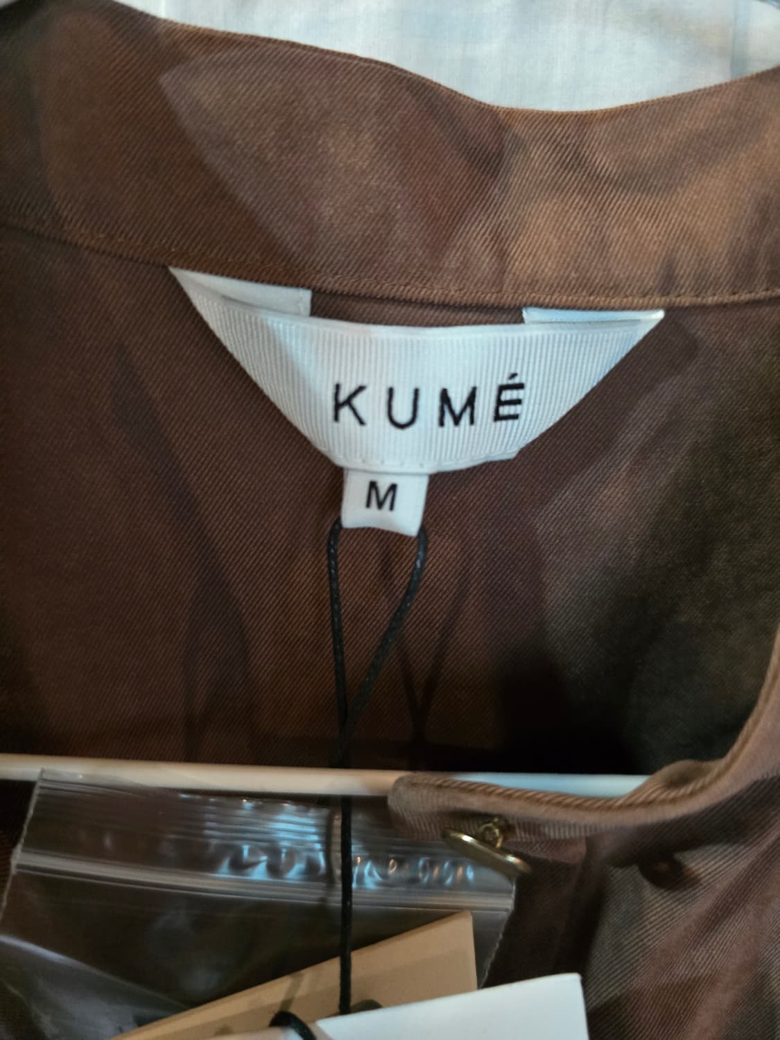 KUME 스튜디오 브라운 셔츠 상품이미지3