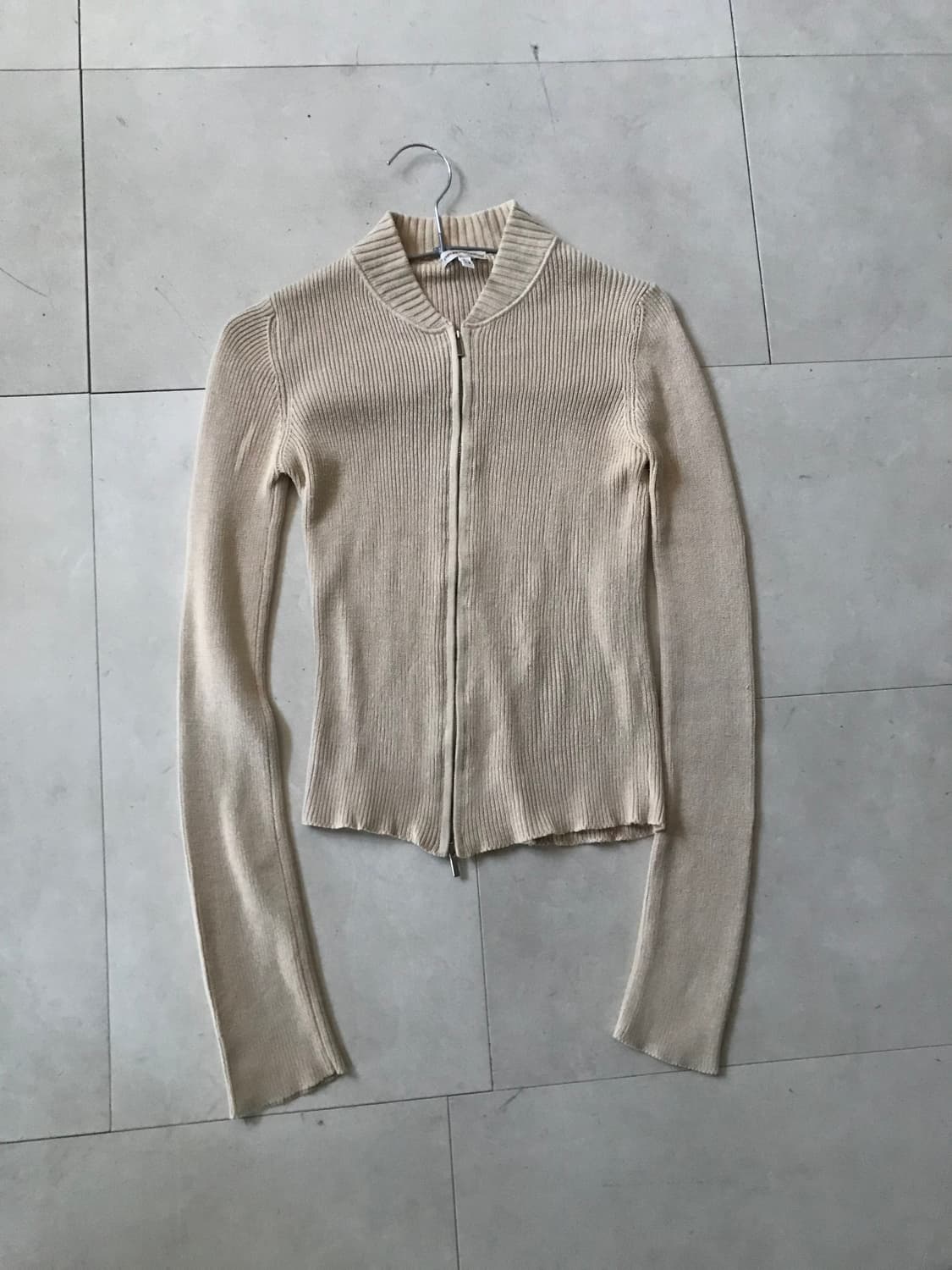 아르마니 딱붙핏 니트집업 상품이미지8