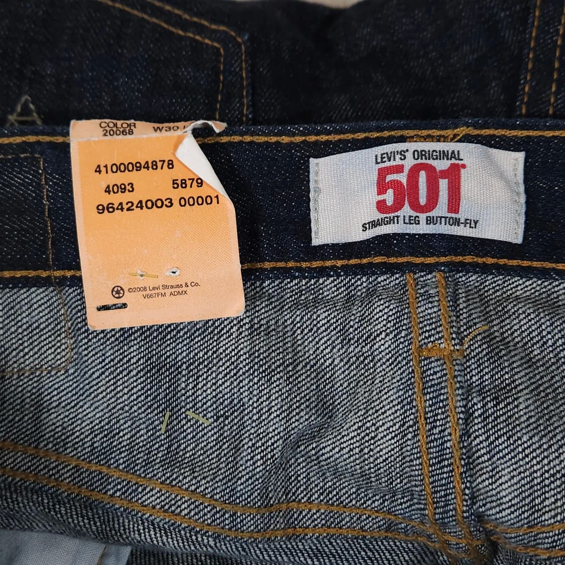 30)LEVIS 리바이스501 스트레이트 데님 팬츠 청바지 상품이미지7