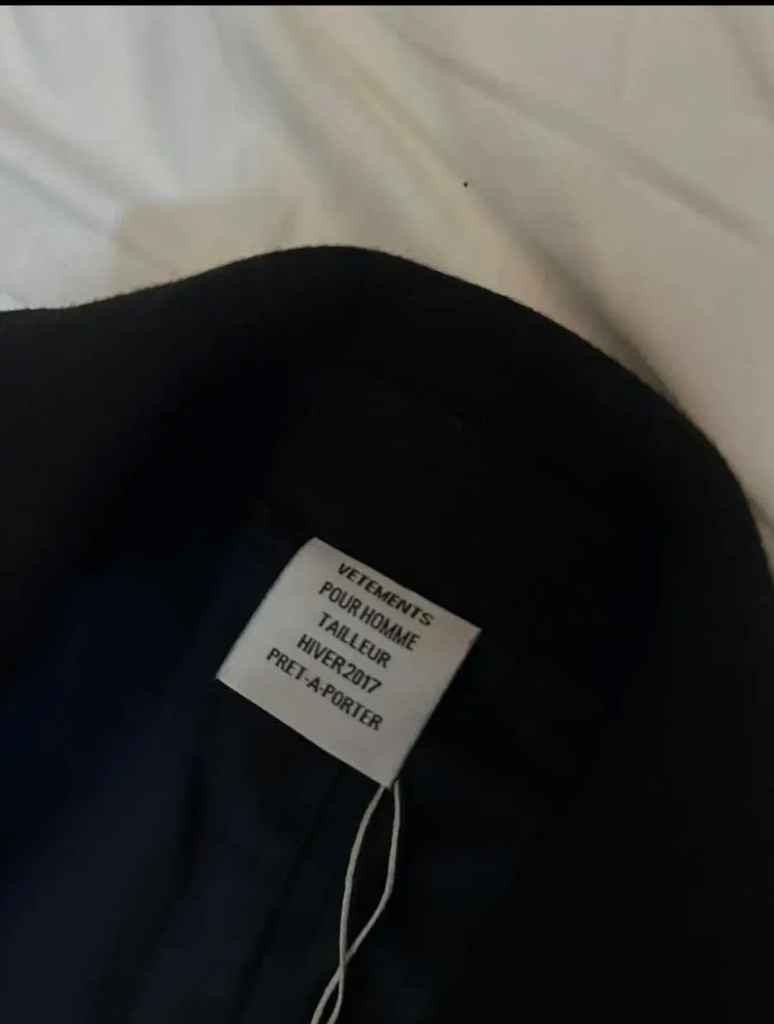 17fw vetements neck logo coat 상품이미지6