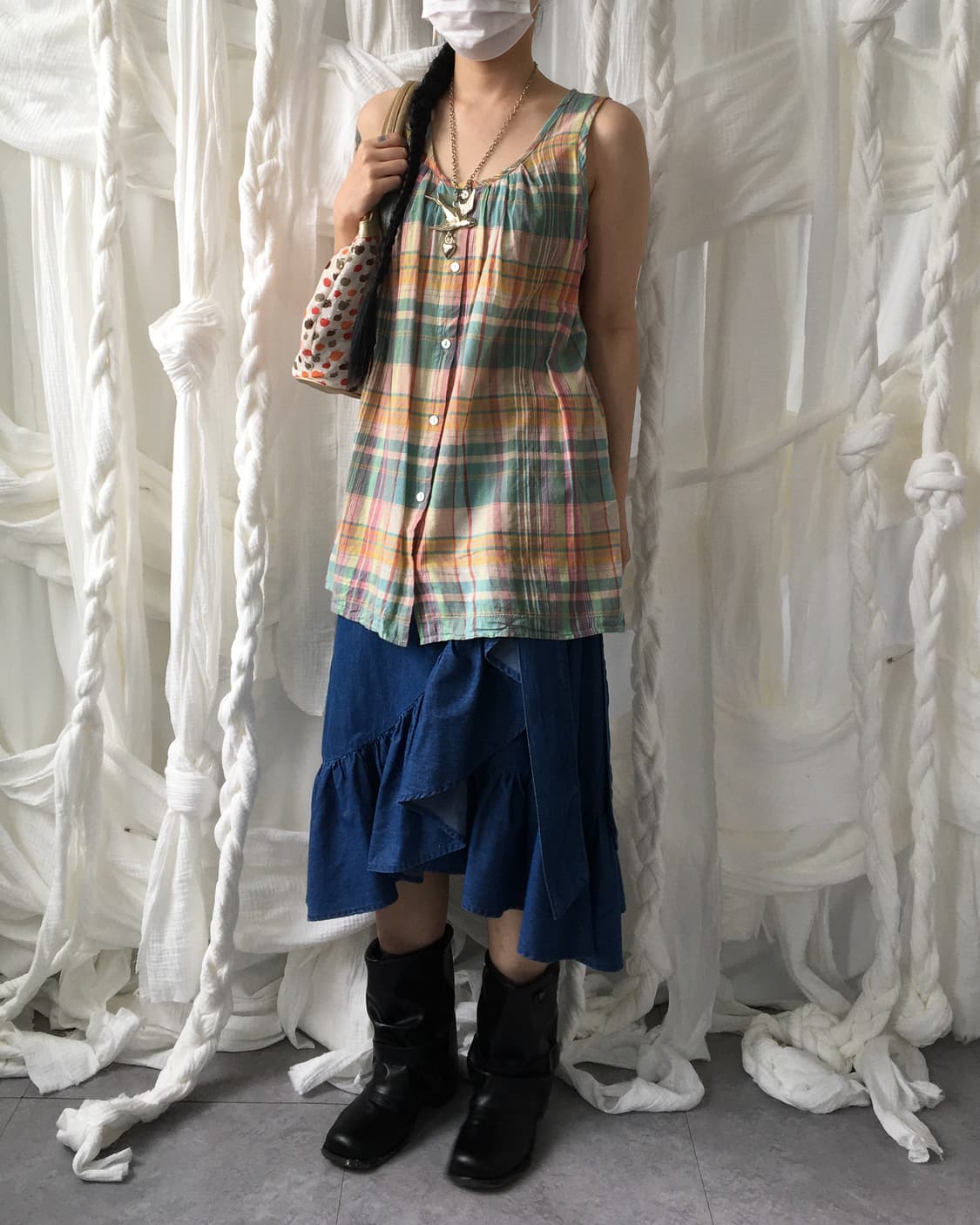 Ruffle point wrap tied skirt 상품이미지10