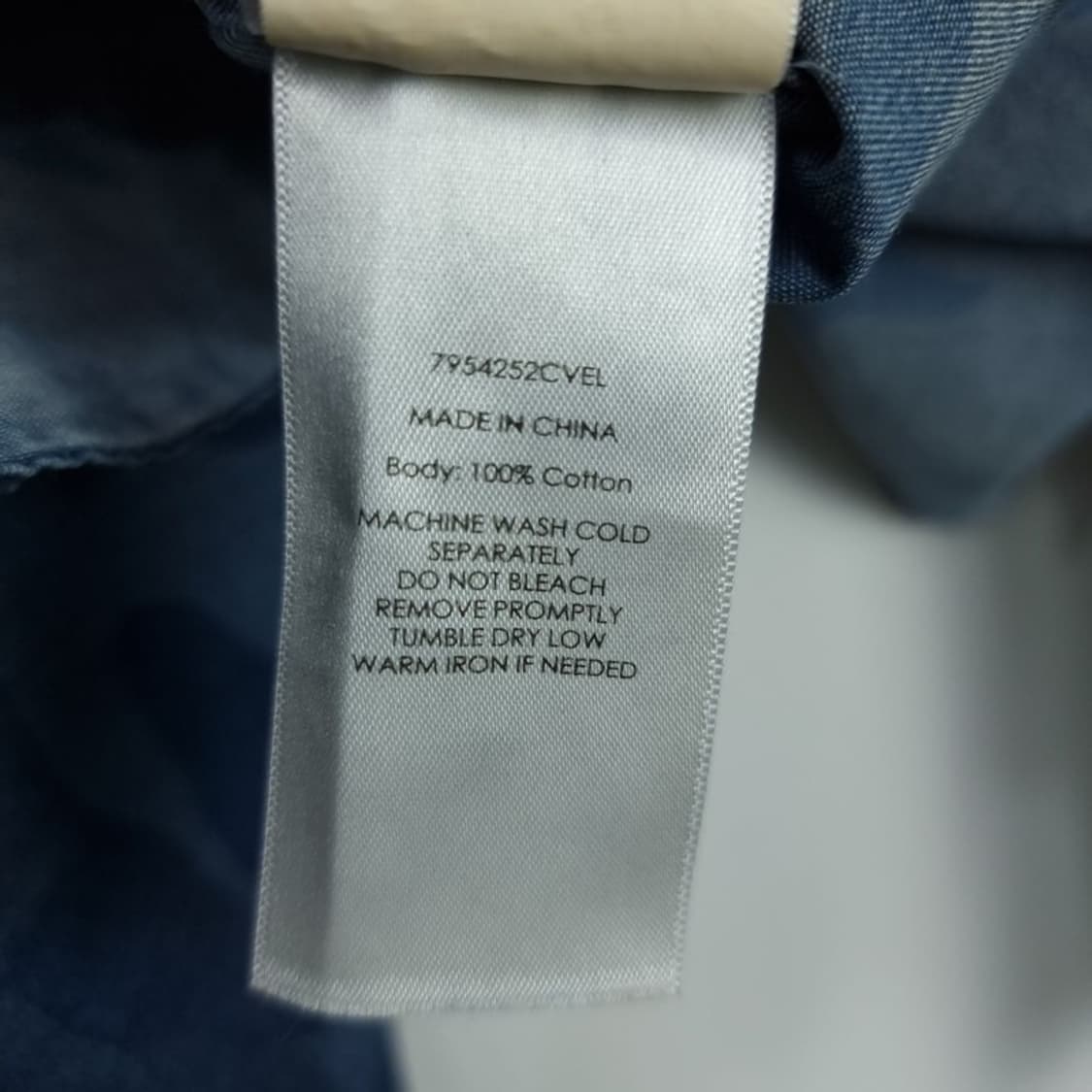 [데님앤서플라이] 카모 패턴 데님 셔츠 P01574 상품이미지8