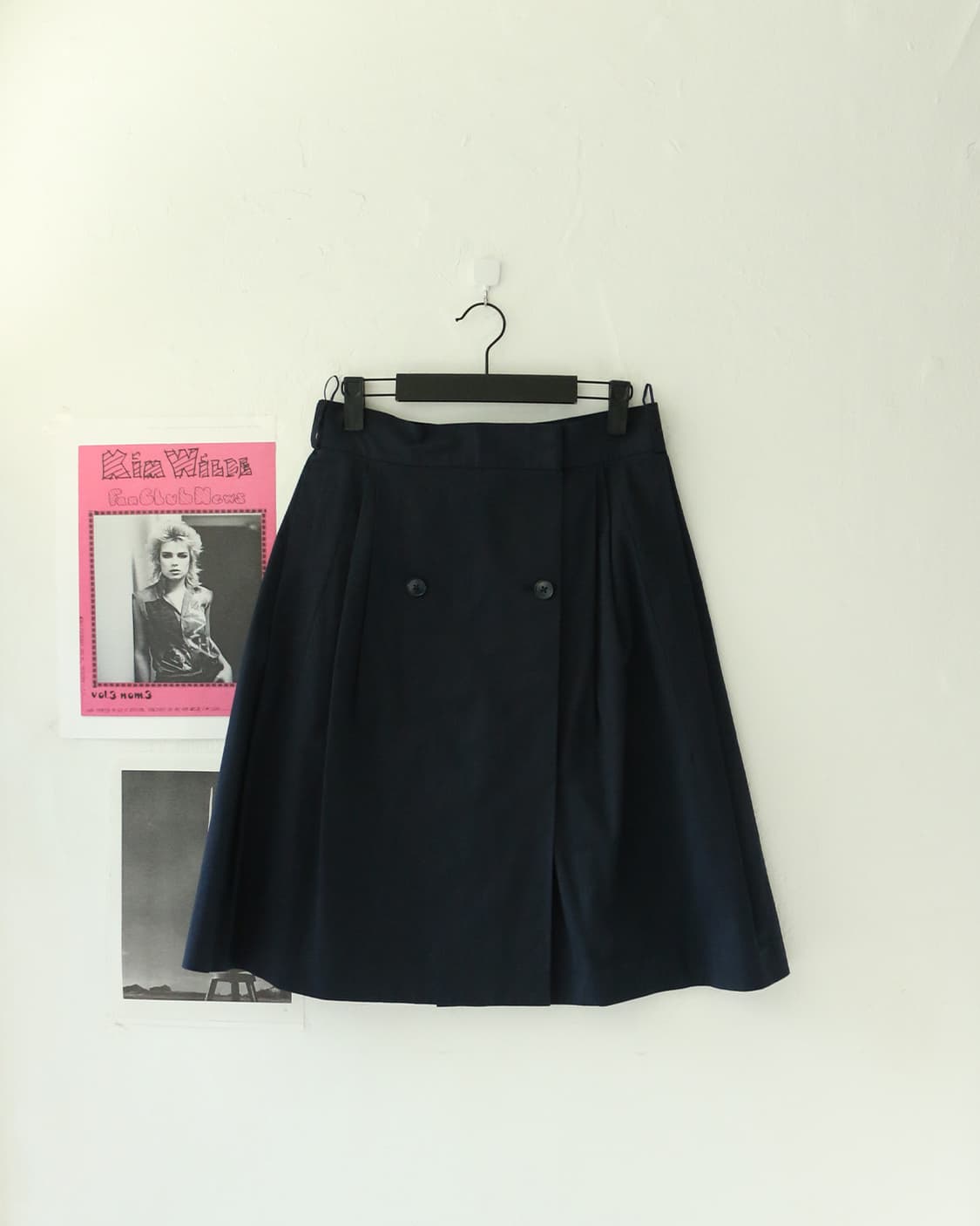 질 샌더 더블 버튼 플리츠 스커트  상품이미지3