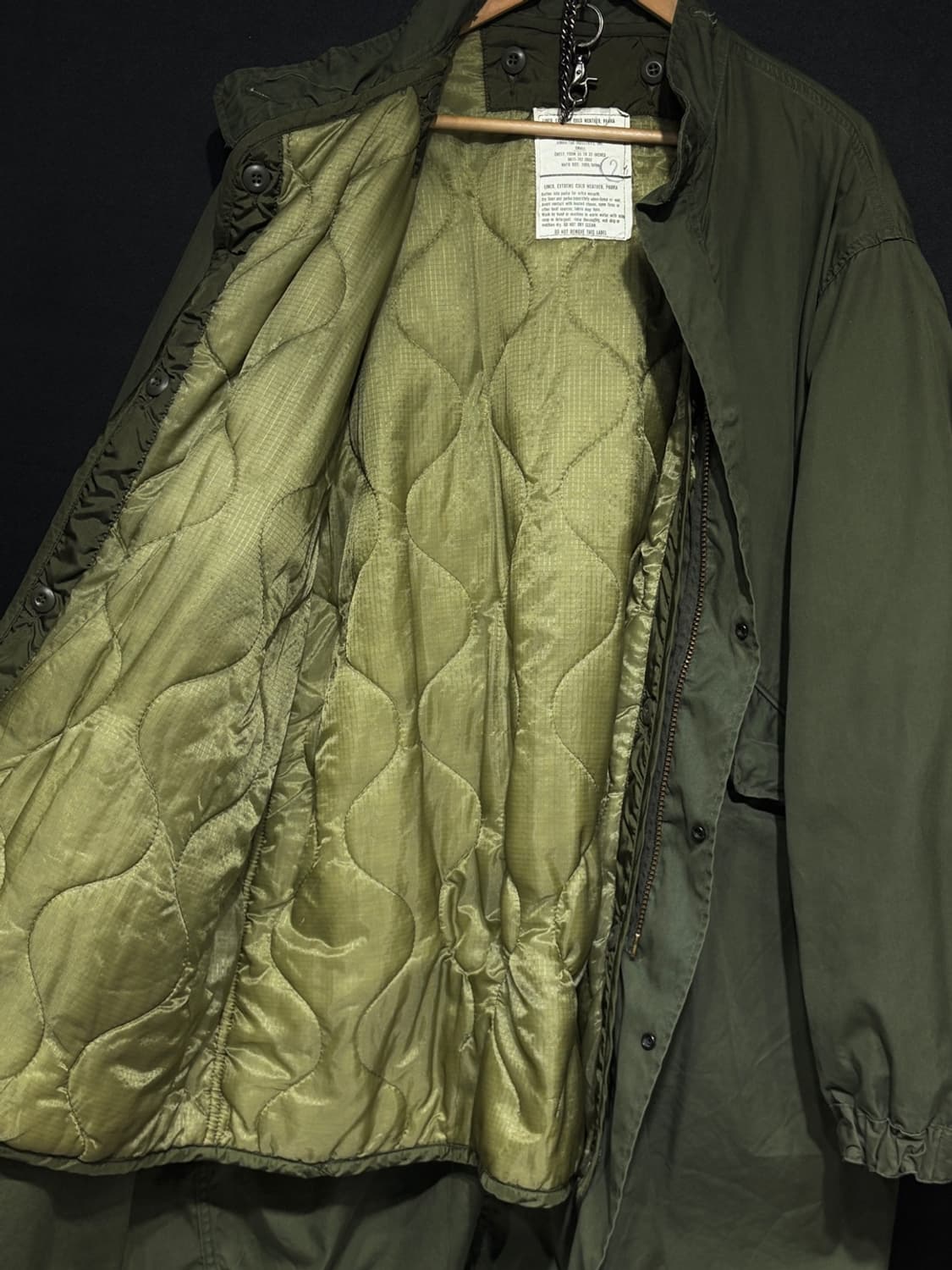 M-65 피쉬테일 개파카 스몰 상품이미지7