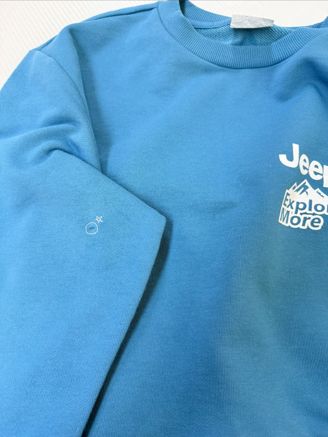 Jeep 스카이블루 맨투맨 상품이미지6