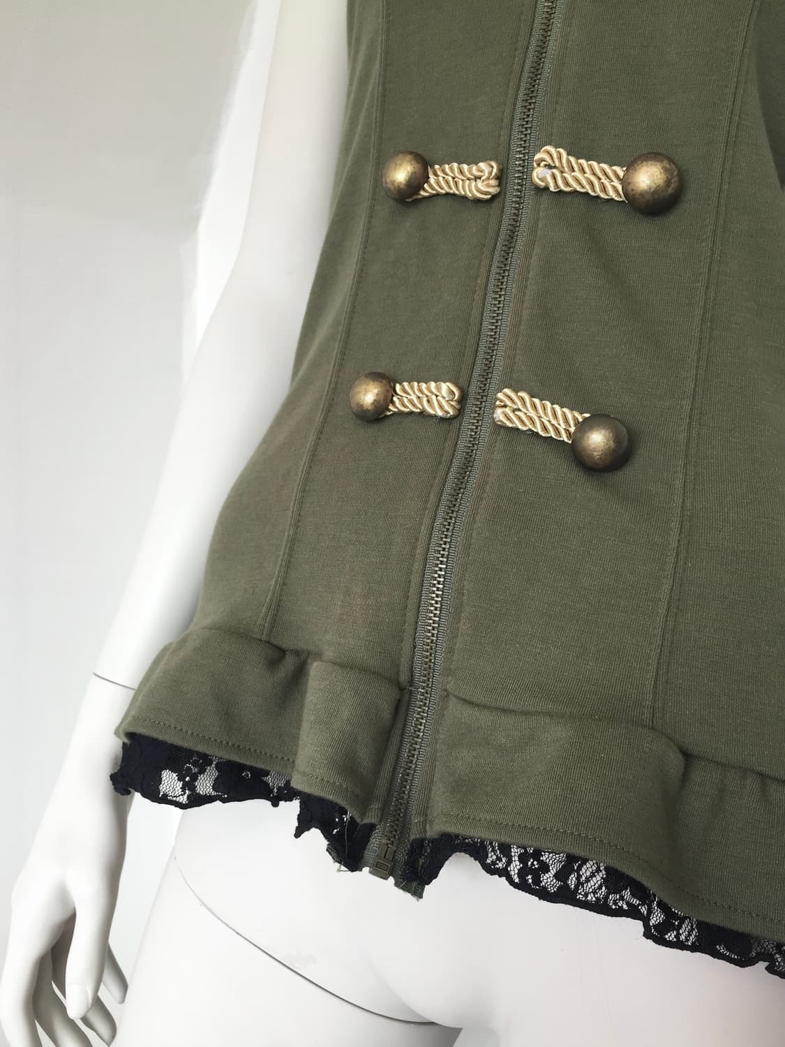 Napoleon lace trimmed Tube-Top 상품이미지4
