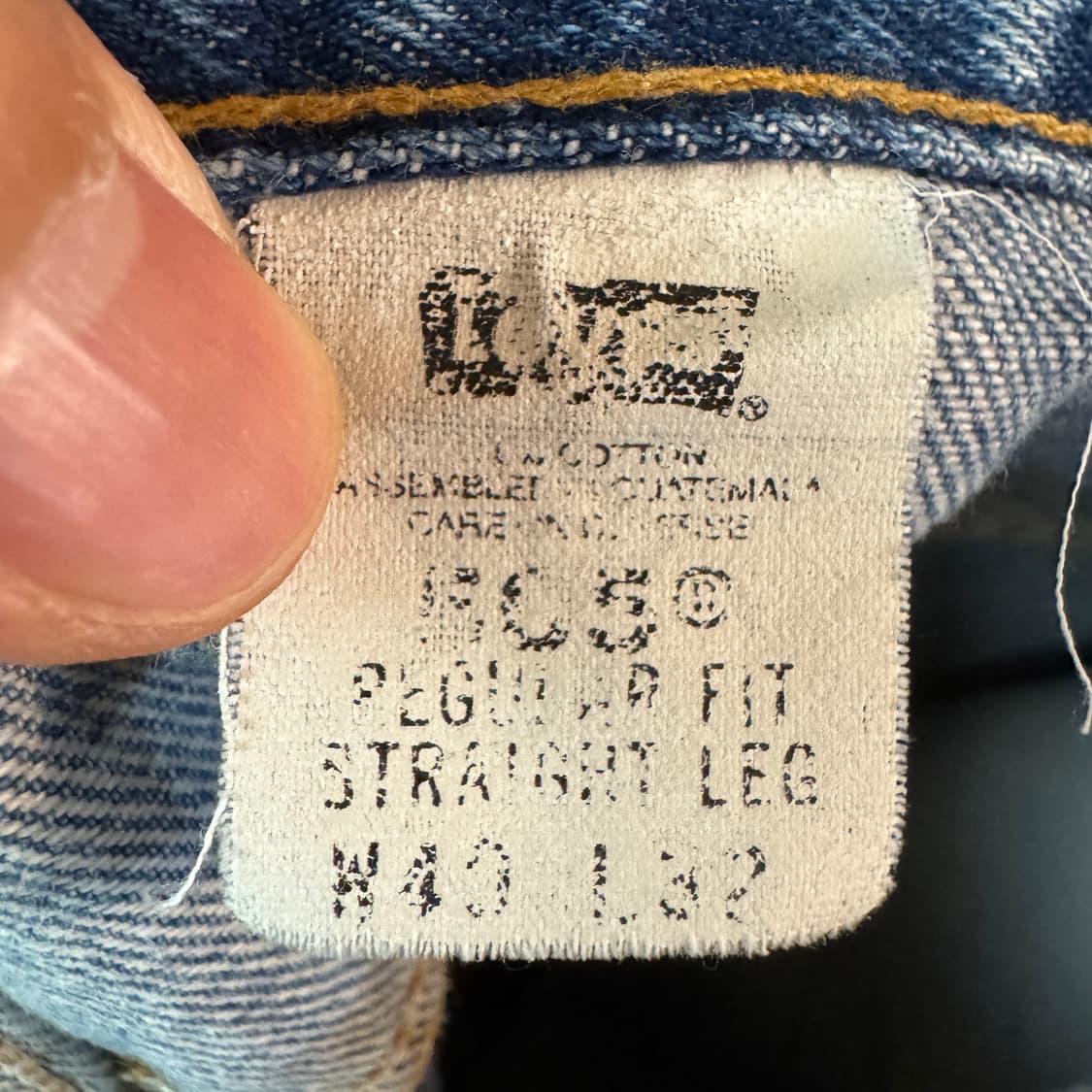 00s 리바이스 505 레귤러핏 청바지 W38 상품이미지4