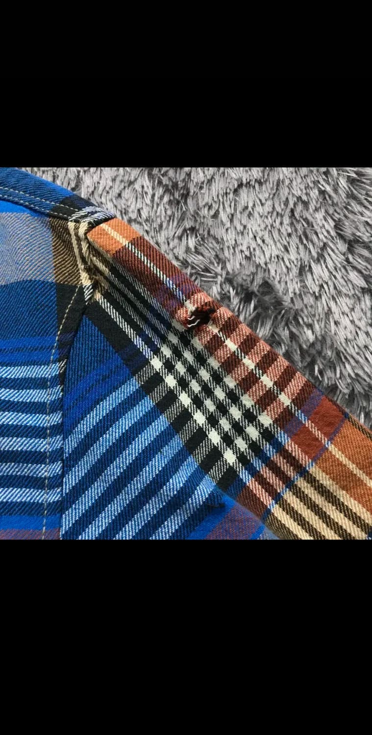 [[XL, 한글택정품] 디젤(DIESEL) 체크 셔츠 상품이미지8