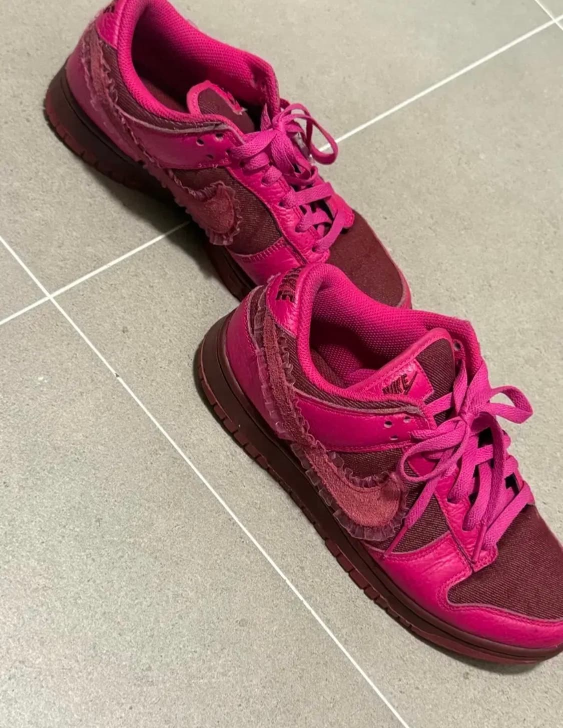 나이키 덩크 로우 프라임 핑크 255mm 상품이미지4