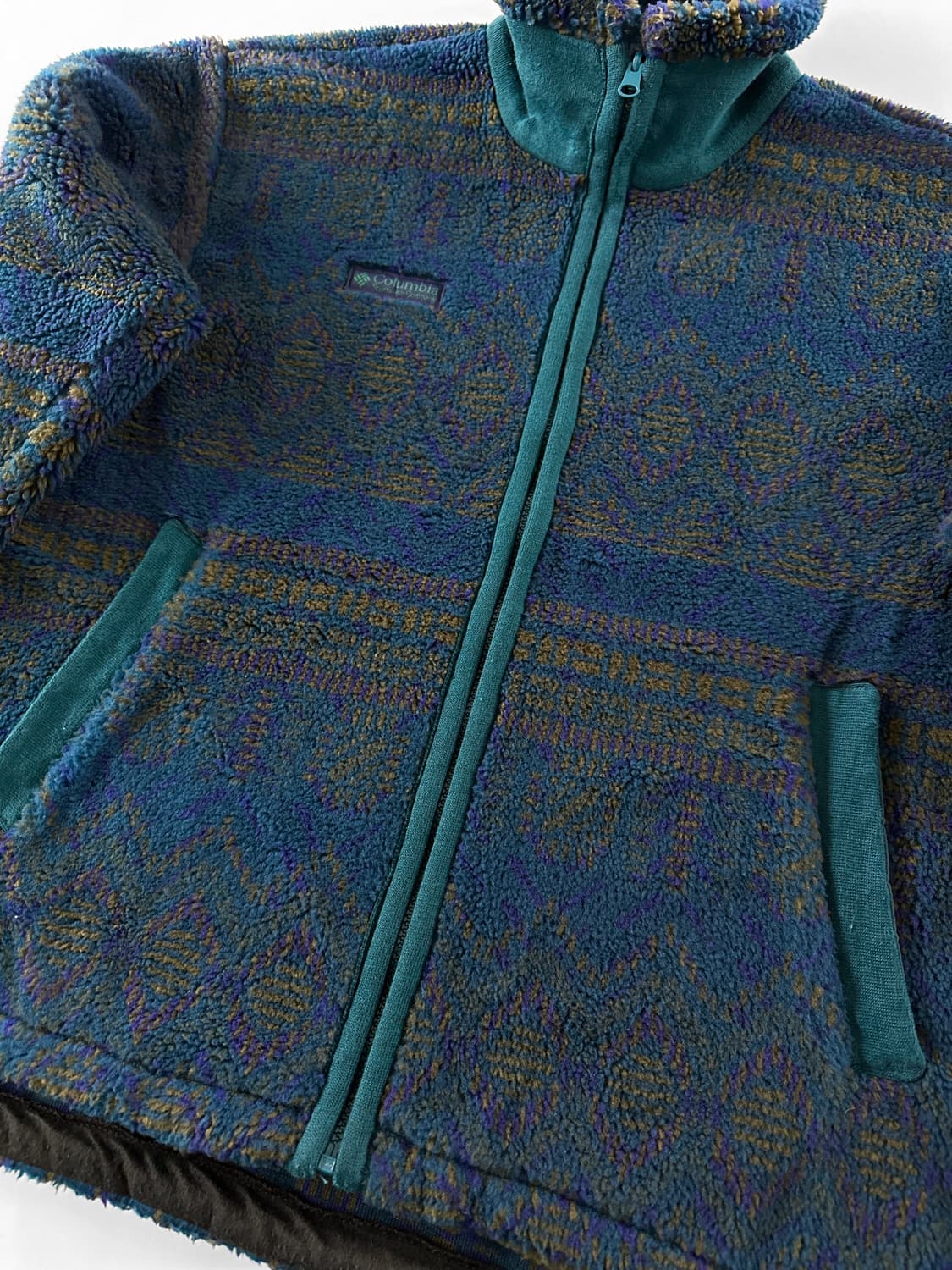 90s 빈티지 usa 컬럼비아 파일 플리스 자켓 상품이미지6