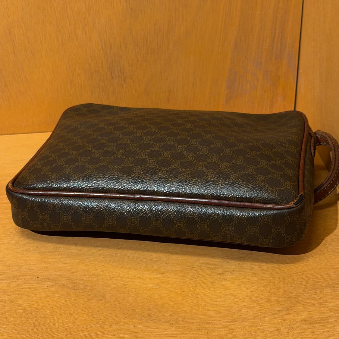 셀린느 빈티지 마카담 클러치 백 브라운 상품이미지4