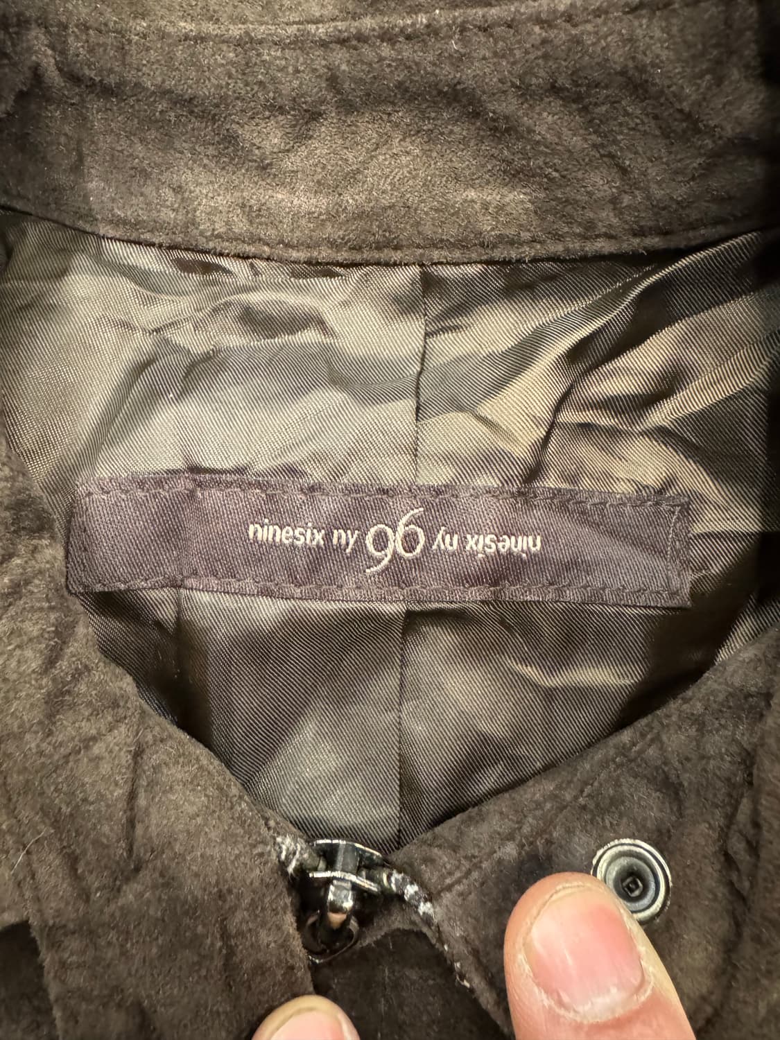 Vintage 여성 돼지가죽 브라운자켓 상품이미지3