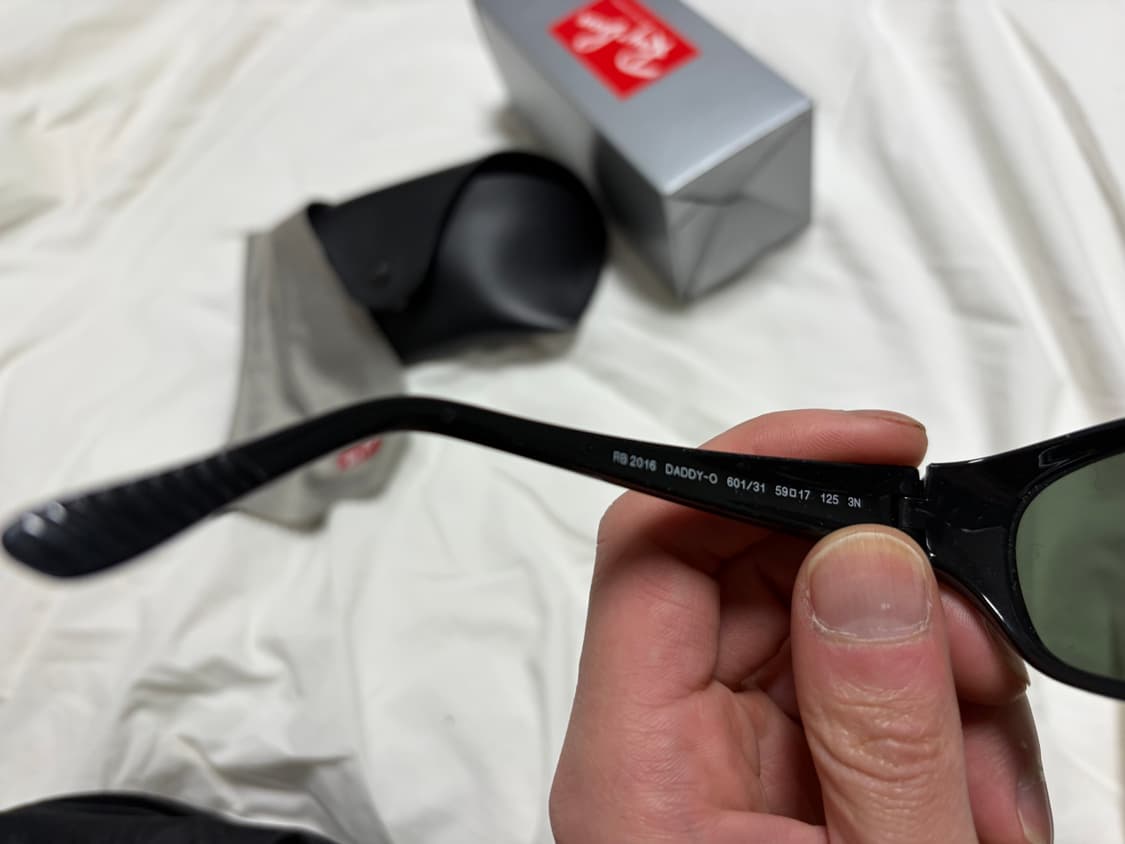 레이벤 RB2016 대디오 블랙 선글라스 상품이미지5