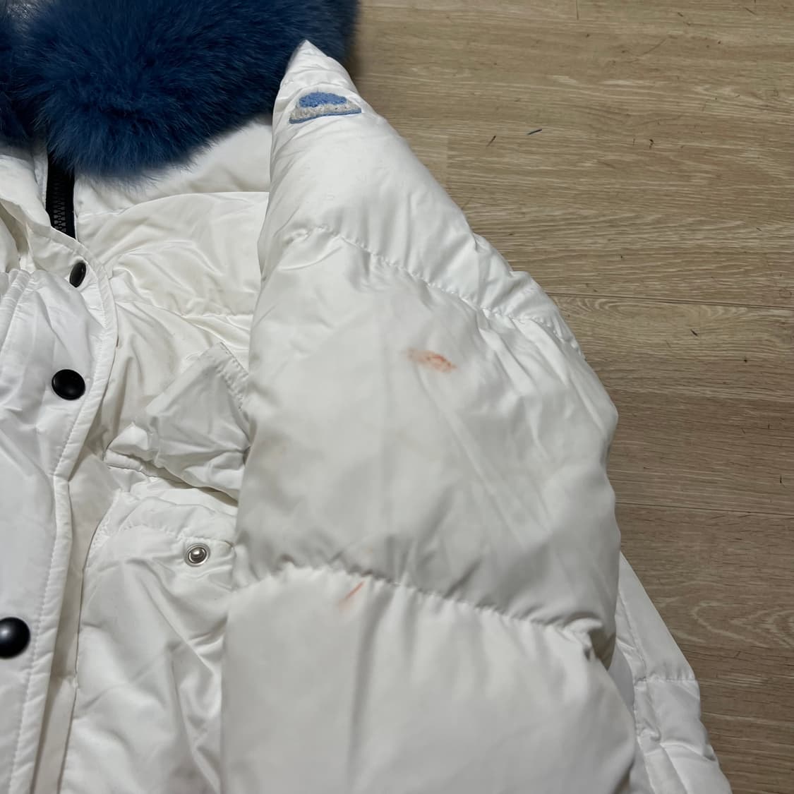 몽클레어 테니스와펜 퍼후드 구스다운 패딩 점퍼 [화이트] 3사이즈 상품이미지9