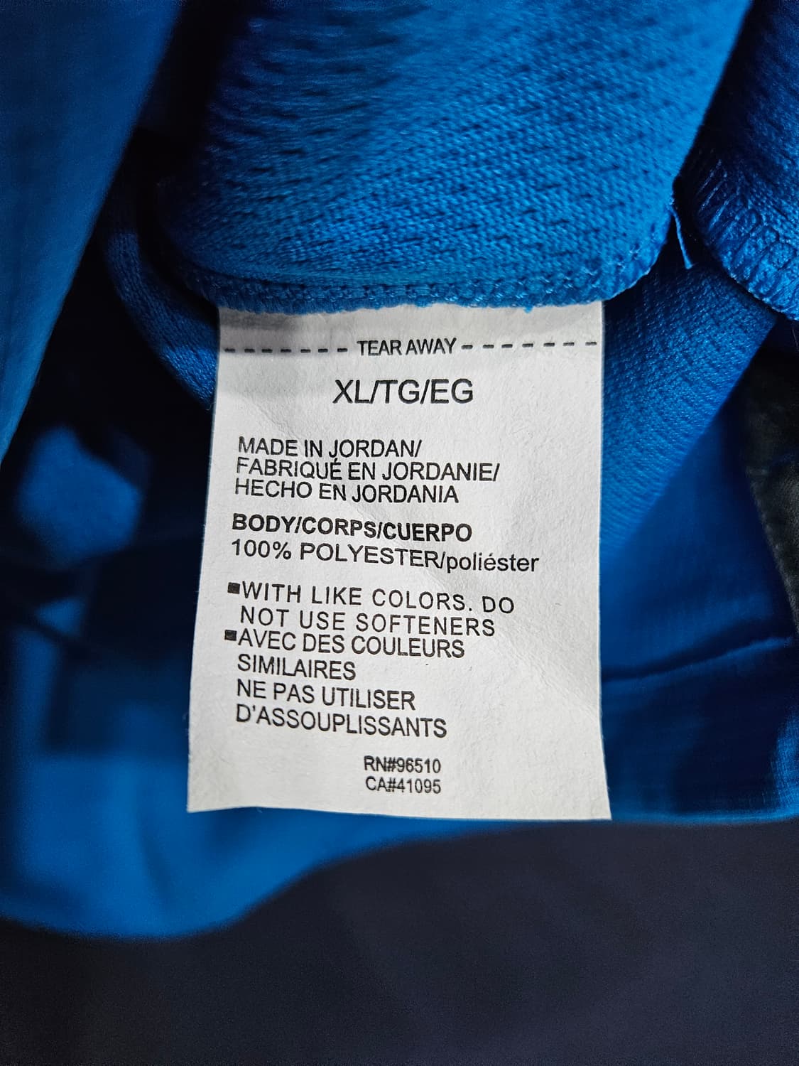 언더아머 블루 남성 110 카라반팔티 상품이미지8