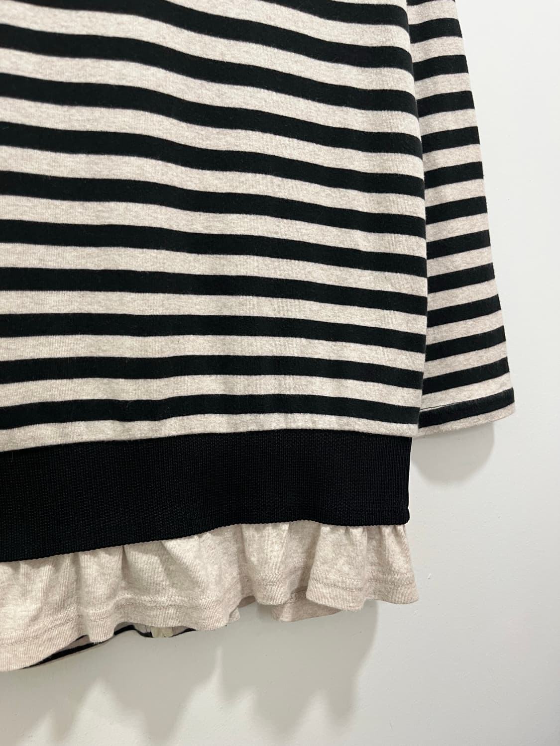 일본 빈티지 모리걸 단가라 프릴 레이어드 가디건  상품이미지8