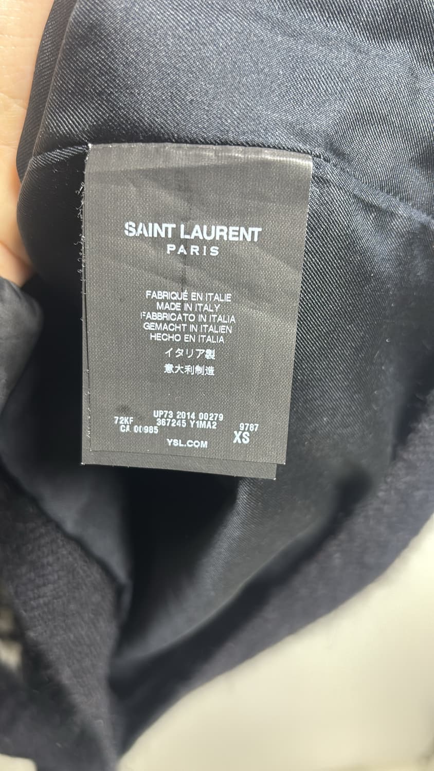 (급처) 생로랑 14fw 에디슬리먼 지브라 모헤어 가디건 xs사이즈 상품이미지5