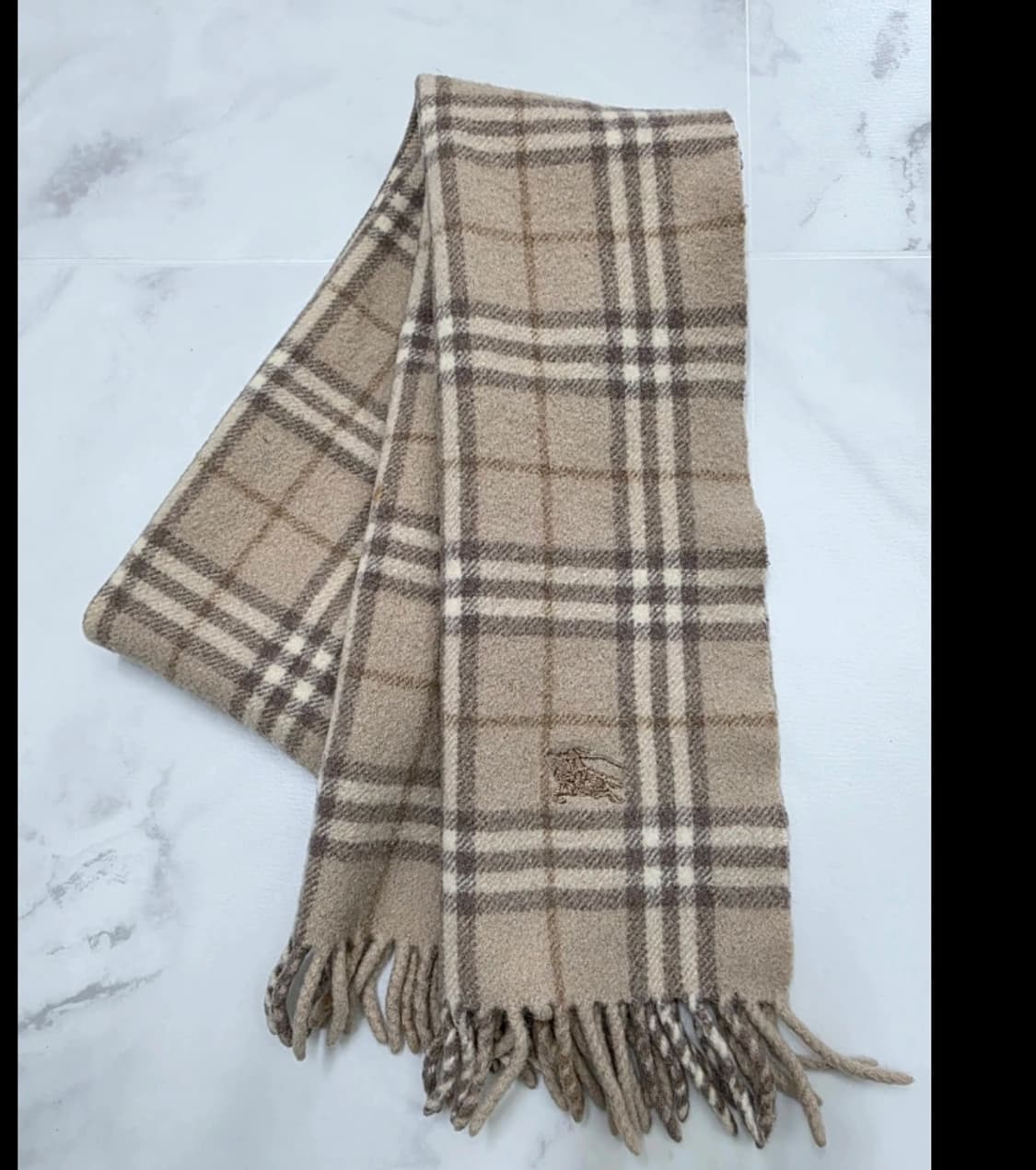 버버리 클래식 체크 양모 머플러 상품이미지2