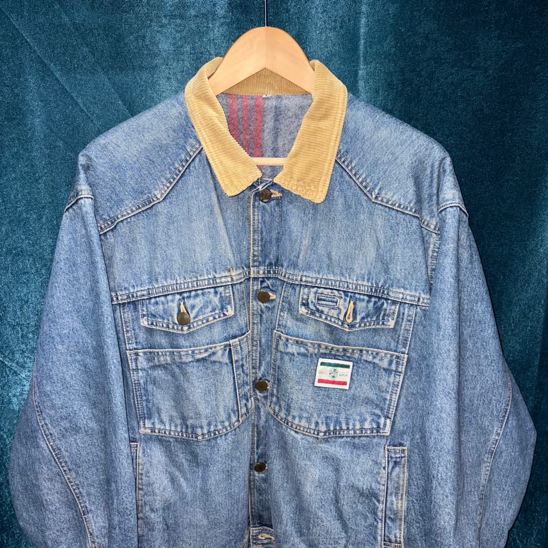 (L) 블루웨이 빈티지 트럭커 데님 자켓 상품이미지2