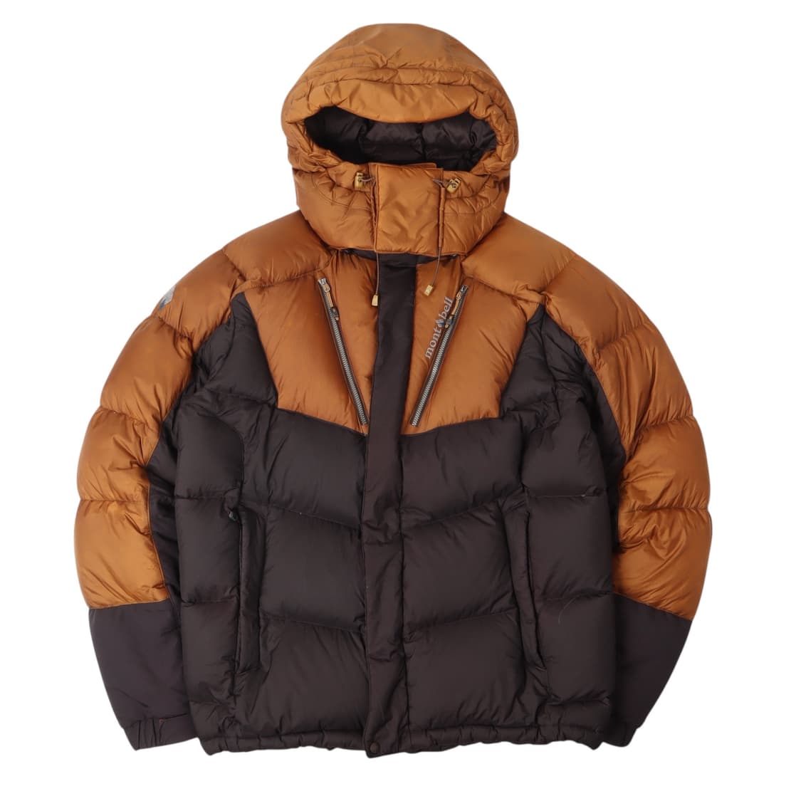 몽벨 브라운 마운틴 후디 구스다운 패딩 상품이미지1