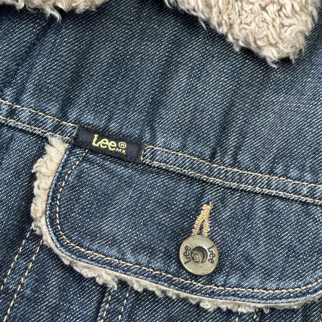 Lee 리 90s 양털 쉐르파 데님자켓 105 상품이미지4