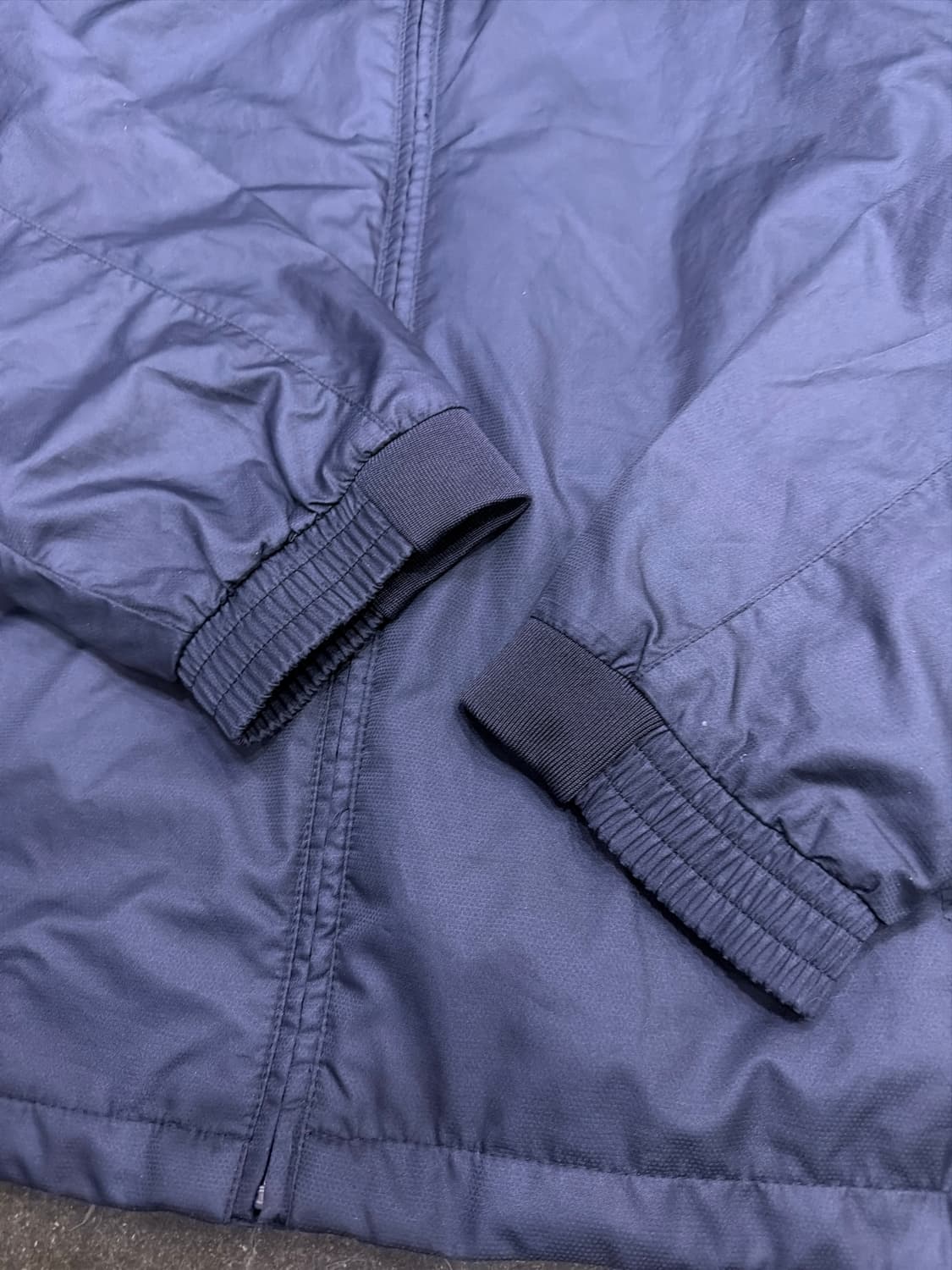 나이키 00's 스우시 로고 블루 라인 바람막이 점퍼 L 상품이미지6