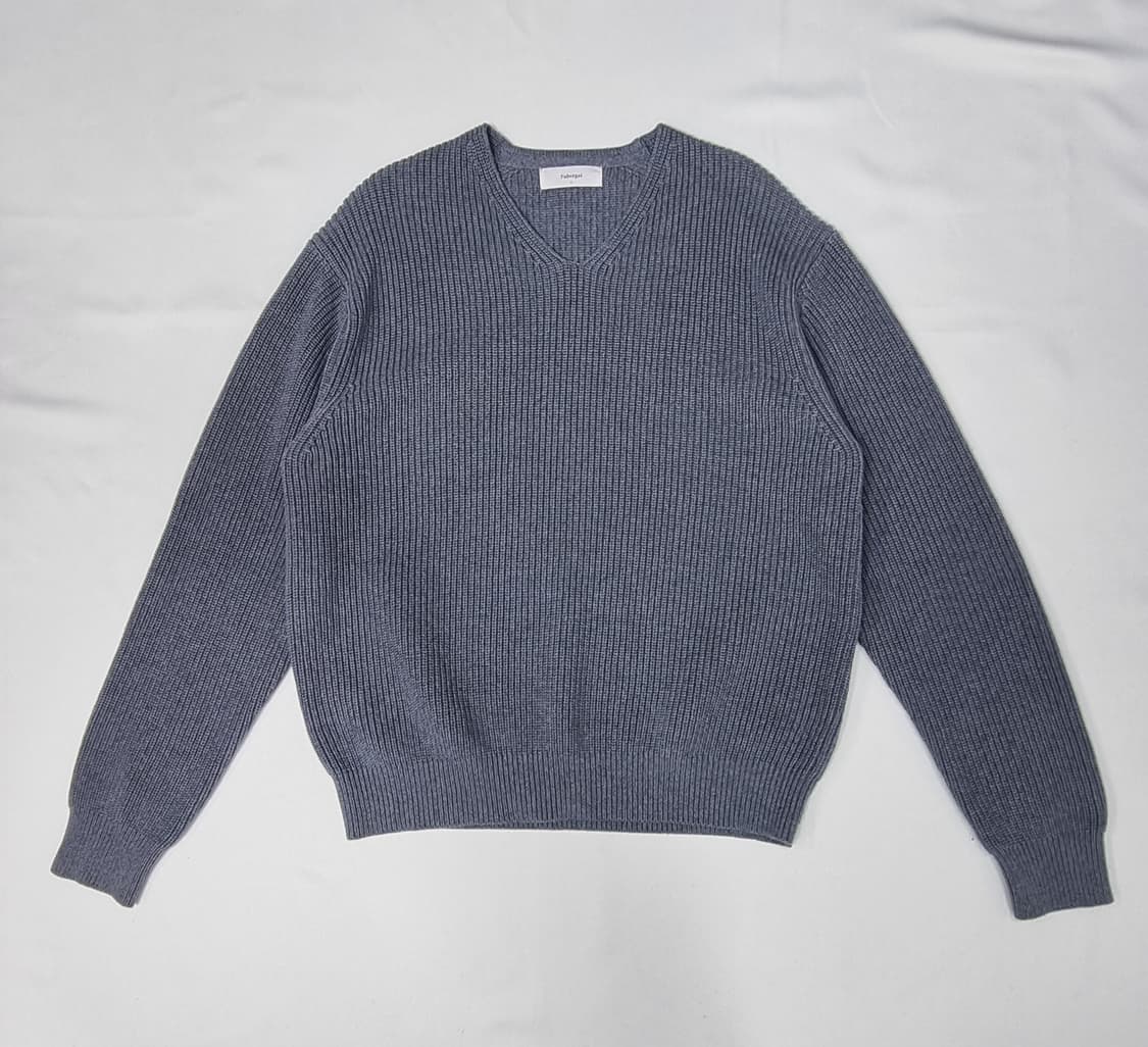 파브레가 브이넥 헤비코튼 니트 2size _ 남성 상품이미지2