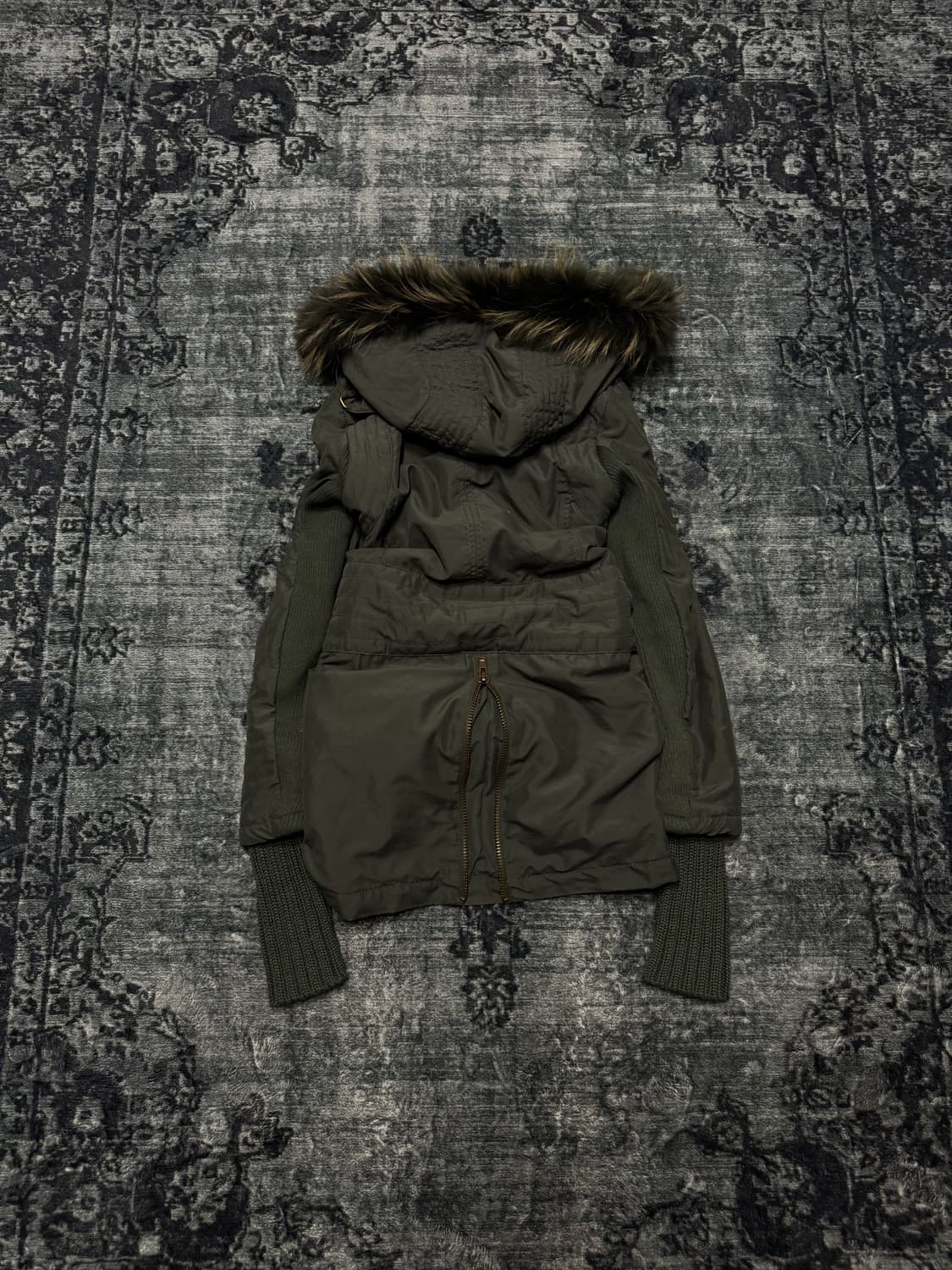 Sly 00s archive fur military long jacket 상품이미지6