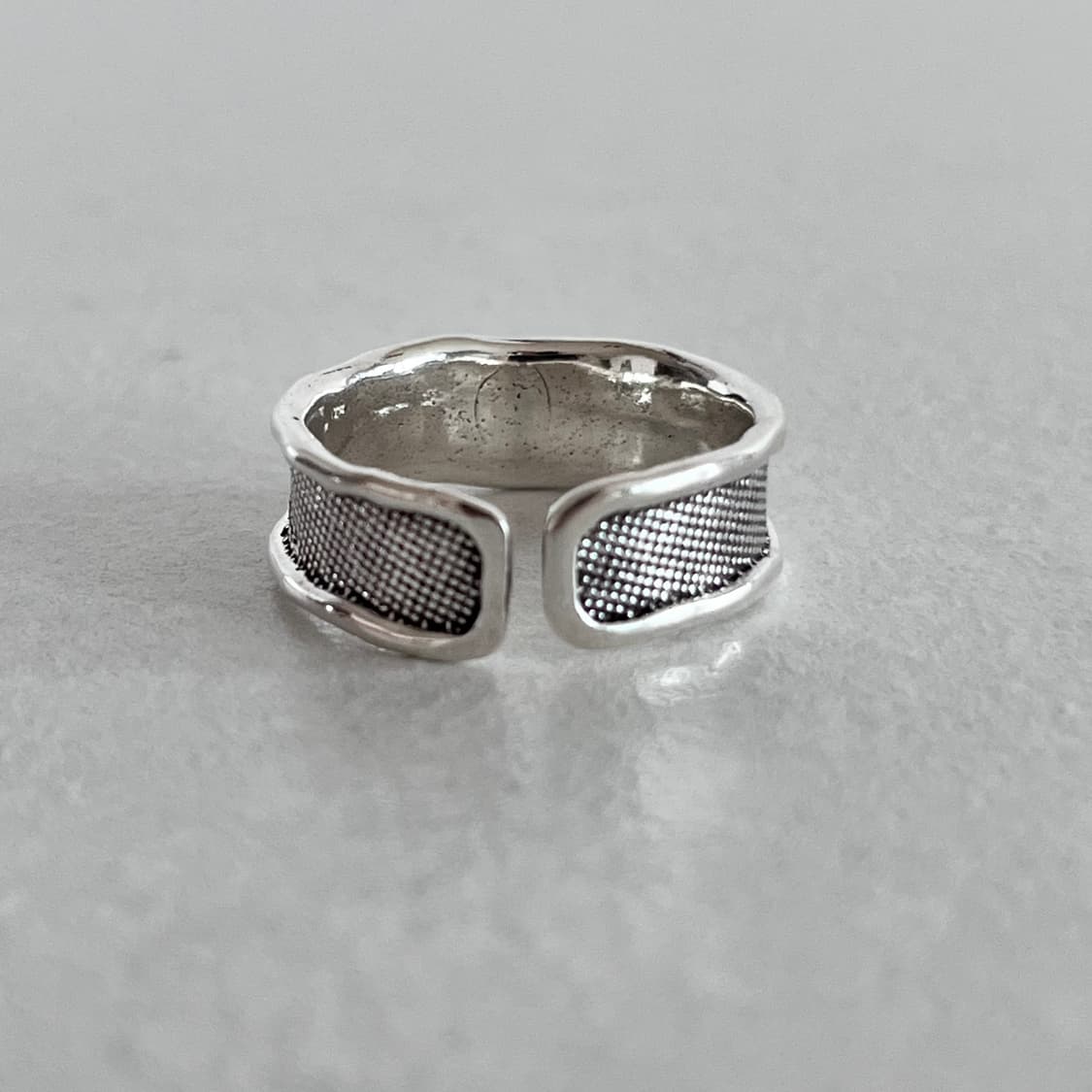 메탈릭 청키 반지 상품이미지3