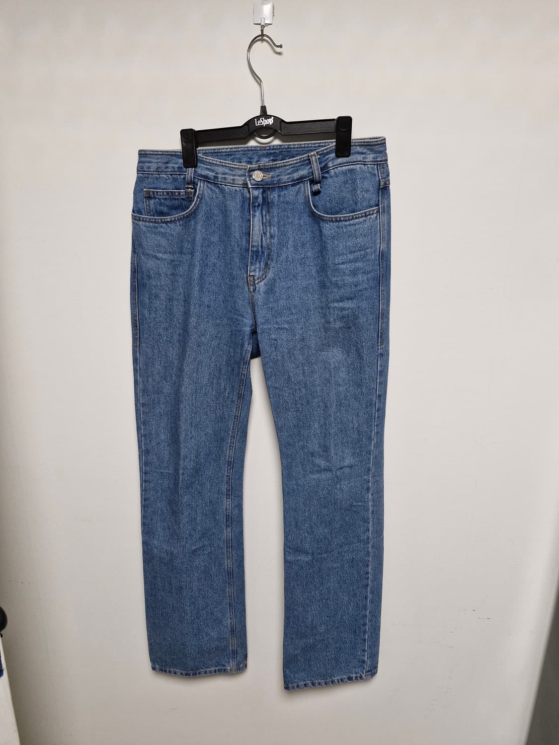 우영미 롱 스트레이트 데님 연청 46(30) 상품이미지1