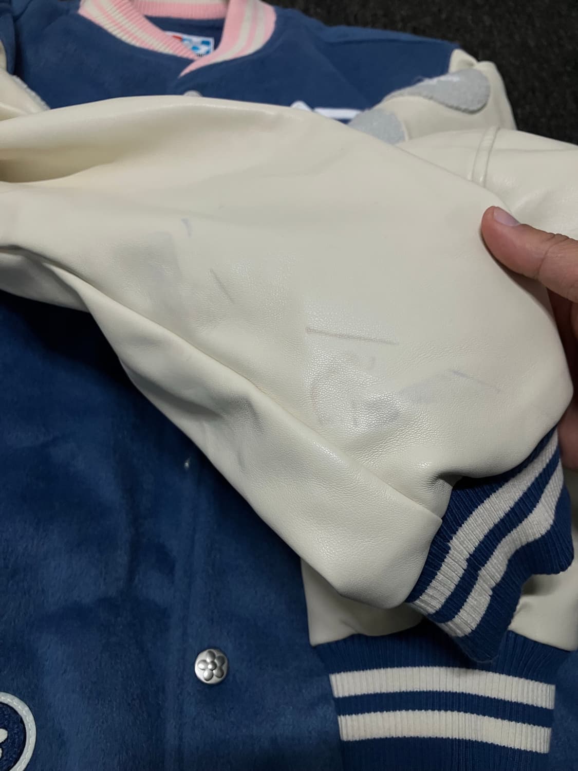 반디더핑크 X SM 바시티 자켓 상품이미지6