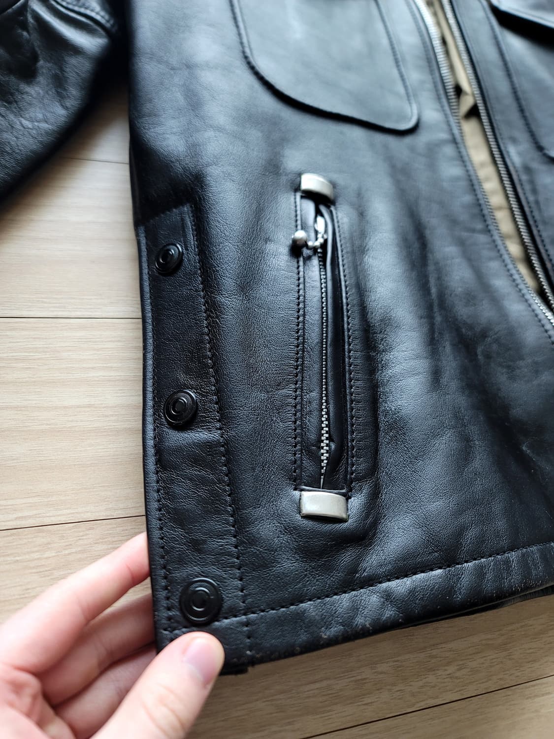 디아프바인 폴리스 홀스하이드 자켓 상품이미지6