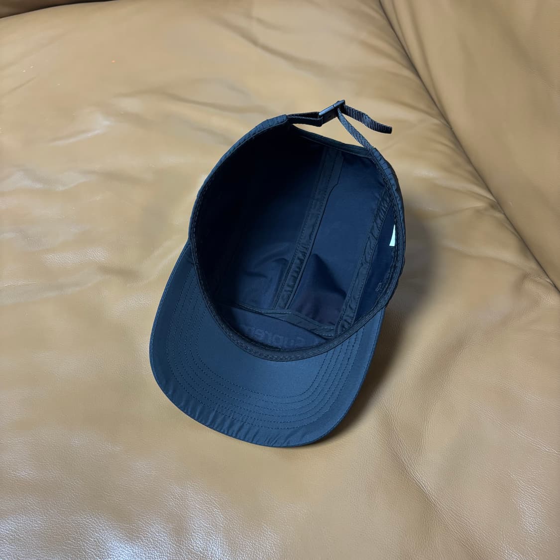 Supreme 슈프림 블랙 캠프캡 모자 (Jacquard Logo) 상품이미지6