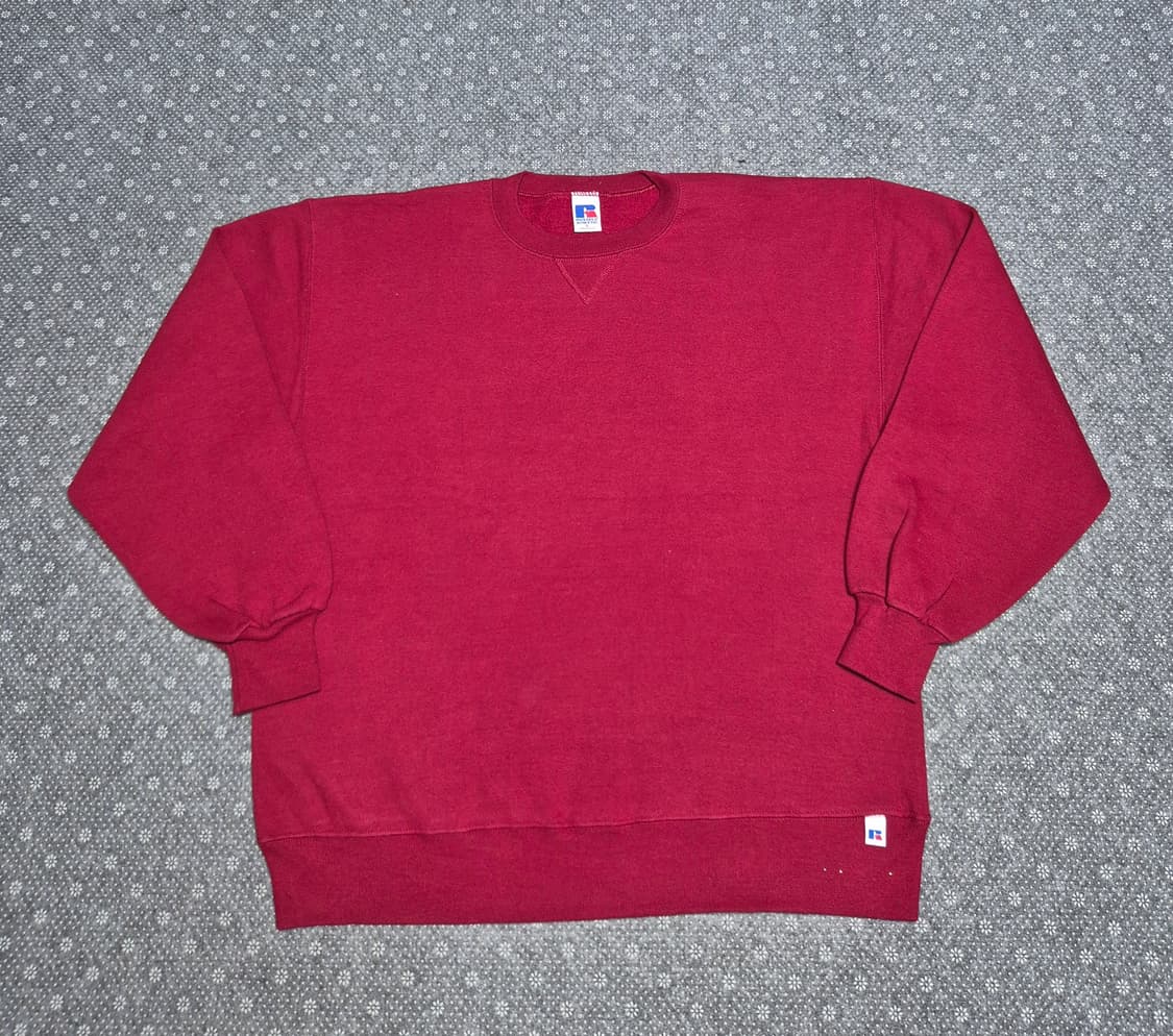 [L] 90s US Made 러셀 레드 스웻  -334 상품이미지1